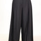 Dolce & Gabbana Black Wide Leg High Waist Women Wool Pants