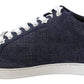 Jimmy Choo Miami Blue Denim Sneakers
