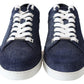 Jimmy Choo Miami Blue Denim Sneakers
