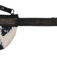 Costume National White Genuine Leather Coin Purse Strap Wallet