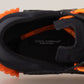 Dolce & Gabbana Black Orange Fabric Lace Up Sneakers NS1 Shoes
