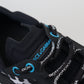 Dolce & Gabbana Black Blue Fabric Lace Up NS1 Sneakers