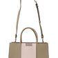 Karl Lagerfeld Sage Green Polyurethane Tote Shoulder Bag