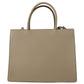 Karl Lagerfeld Sage Green Polyurethane Tote Shoulder Bag