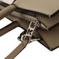 Karl Lagerfeld Sage Green Polyurethane Tote Shoulder Bag
