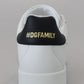 Dolce & Gabbana White Logo Patch Embellished Sneakers Shoes