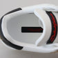 Dolce & Gabbana White Logo Patch Embellished Sneakers Shoes