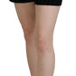 Dolce & Gabbana Black Denim Cotton Stretch Hot Pants Shorts
