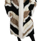 Dolce & Gabbana Sheep Fur Shearling Cape Jacket Coat