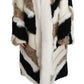 Dolce & Gabbana Sheep Fur Shearling Cape Jacket Coat