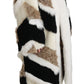 Dolce & Gabbana Sheep Fur Shearling Cape Jacket Coat