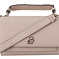 Karl Lagerfeld Light Pink Leather Shoulder Bag