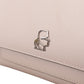 Karl Lagerfeld Light Pink Leather Shoulder Bag