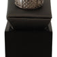 Nialaya Rhodium 925 Sterling Silver Mens Ring