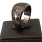 Nialaya Rhodium 925 Sterling Silver Mens Ring