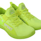Philipp Plein Green CARTER Logo Hi-Top Sneakers Shoes