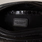 Dolce & Gabbana Black DG Logo Exotic Leather Fanny Pack Pouch Bag
