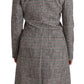 Dolce & Gabbana Multicolor Trench Knee Long Jacket Coat