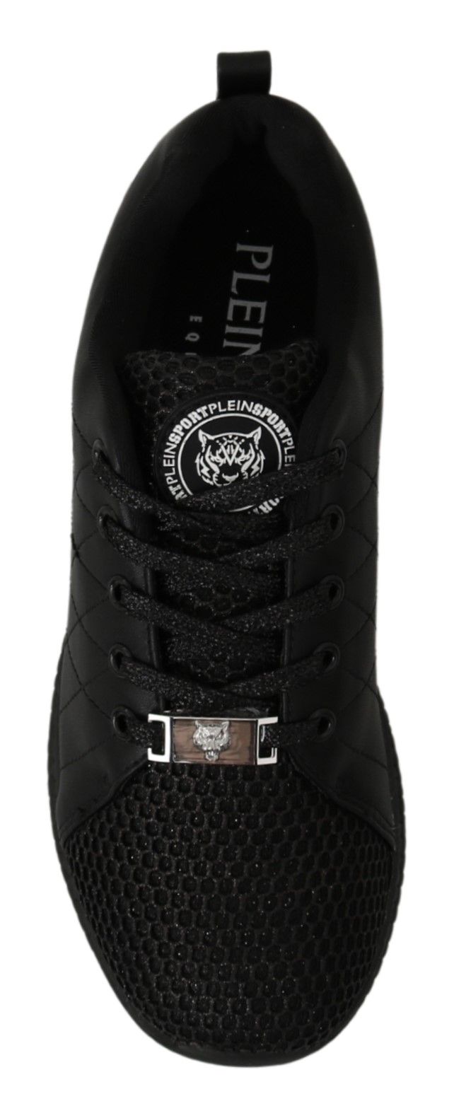 Philipp Plein 블랙 캐주얼 러닝 스니커즈 신발
