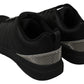 Philipp Plein Black Casual Running Sneakers Shoes