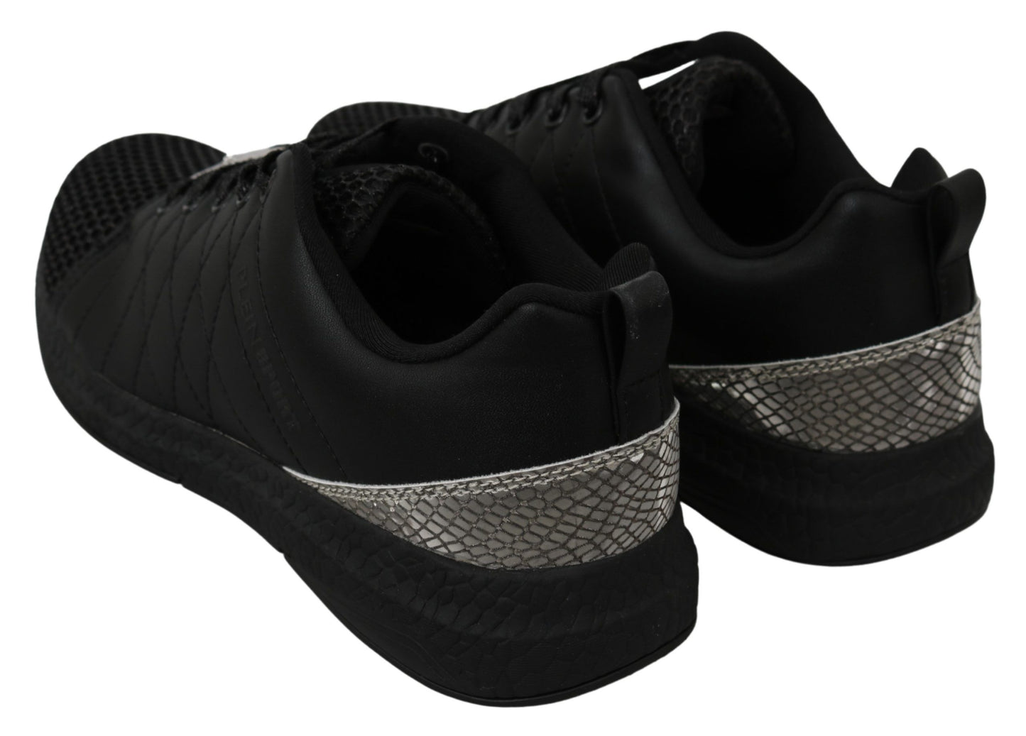 Philipp Plein 블랙 캐주얼 러닝 스니커즈 신발