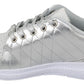 Philipp Plein Gisella Silver Polyester Sneakers Shoes