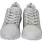 Philipp Plein Gisella Silver Polyester Sneakers Shoes