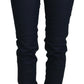 Acht Blue Cotton Low Waist Slim Fit Women Casual Denim Jeans