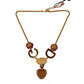 Dolce & Gabbana Gold Rose Love Crystal Charm Chain Necklace