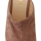 Prada Dark Rose Suede Camoscio Sandals Block Heels Shoes