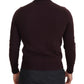 Dolce & Gabbana Brown Wool Turtle Neck Pullover Sweater