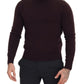 Dolce & Gabbana Brown Wool Turtle Neck Pullover Sweater