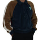 Dolce & Gabbana Multicolor Cotton Collared Pullover Sweater