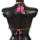 Dolce & Gabbana Pink Printed Nylon Swimsuit Bikini Top Swimwear