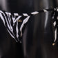 Dolce & Gabbana Black White Zebra Swimsuit Bikini Bottom Swimwear