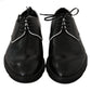 Dolce & Gabbana Black Leather Derby Dress Formal Men's Shoes