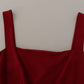 Dolce & Gabbana Red Sleeveless Sheath Viscose Dress