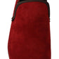 Dolce & Gabbana Red Suede Leather Slip On Loafers Men's Shoes