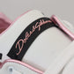 Dolce & Gabbana White Leather Crystal Queen Crown Sneakers Shoes