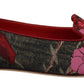 Dolce & Gabbana Multicolor Jacquard Sacred Heart Patch Slip On Shoes