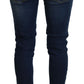 Acht Blue Cotton Low Waist Skinny Women Casual Jeans