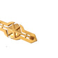 Dolce & Gabbana Gold Tone Brass Crystal Embellished Pin Brooch