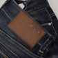 Acht Blue Washed Cotton Slim Fit Women Denim Jeans