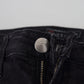 Acht Black Cotton Slim Fit Women Casual Denim Jeans