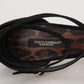 Dolce & Gabbana Black Suede Ankle Strap Pumps Heels Shoes