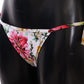 Dolce & Gabbana White Floral Print Bikini Bottom Swimwear