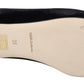 Dolce & Gabbana Black Velvet Slip Ons Loafers Flats Shoes