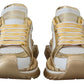 Dolce & Gabbana White and gold Super Queen Leather Shoes