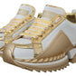 Dolce & Gabbana White and gold Super Queen Leather Shoes