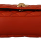 Versace Red Nappa Leather Medusa Small Crossbody Bag